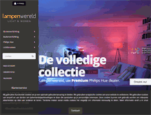 Tablet Screenshot of lampenwereld.nl